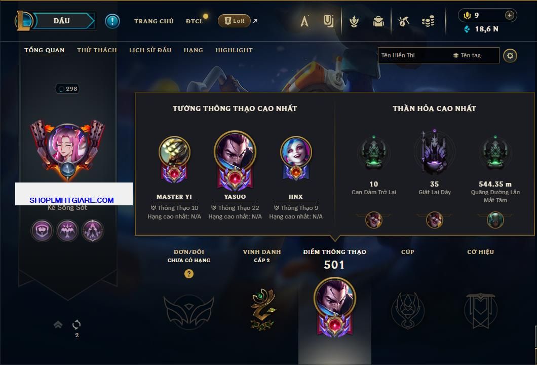 Ảnh chi tiết nick ĐTCL mã số 2293 - Phần 2
