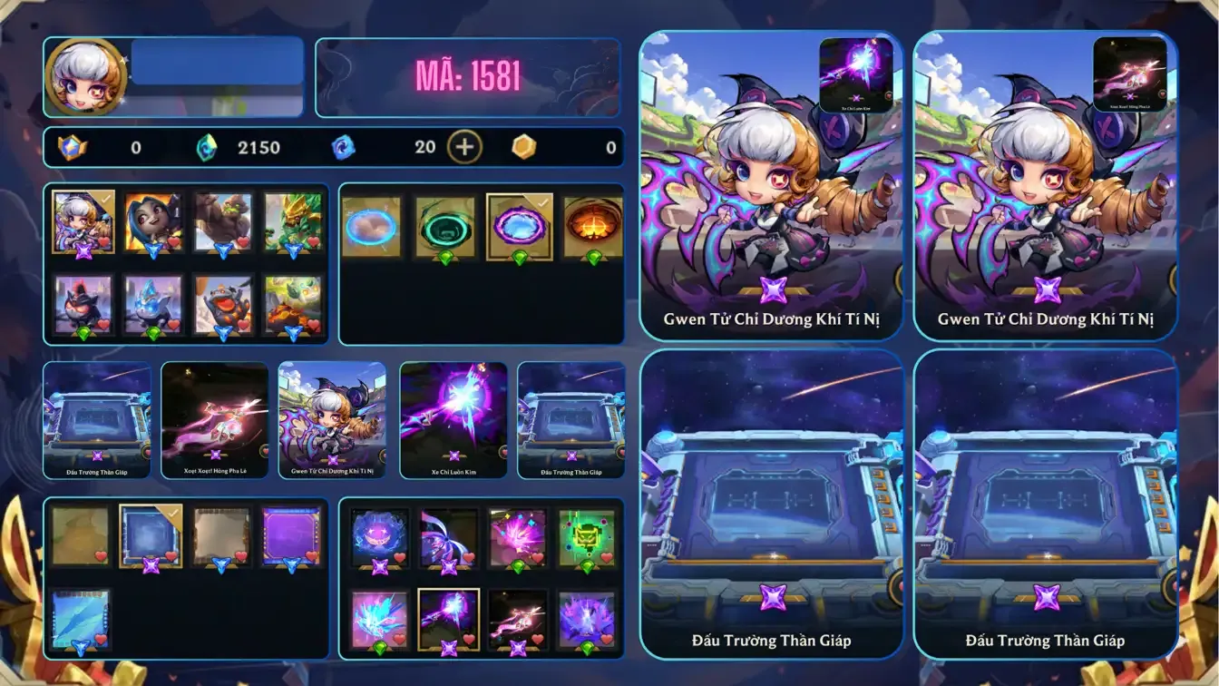 Acc ĐẤU TRƯỜNG CHÂN LÝ - TFT  số 9783