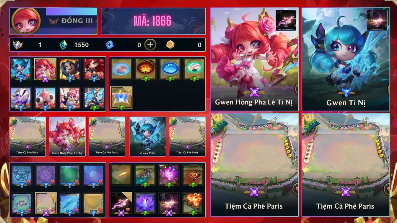 Acc ĐẤU TRƯỜNG CHÂN LÝ - TFT  số 9856