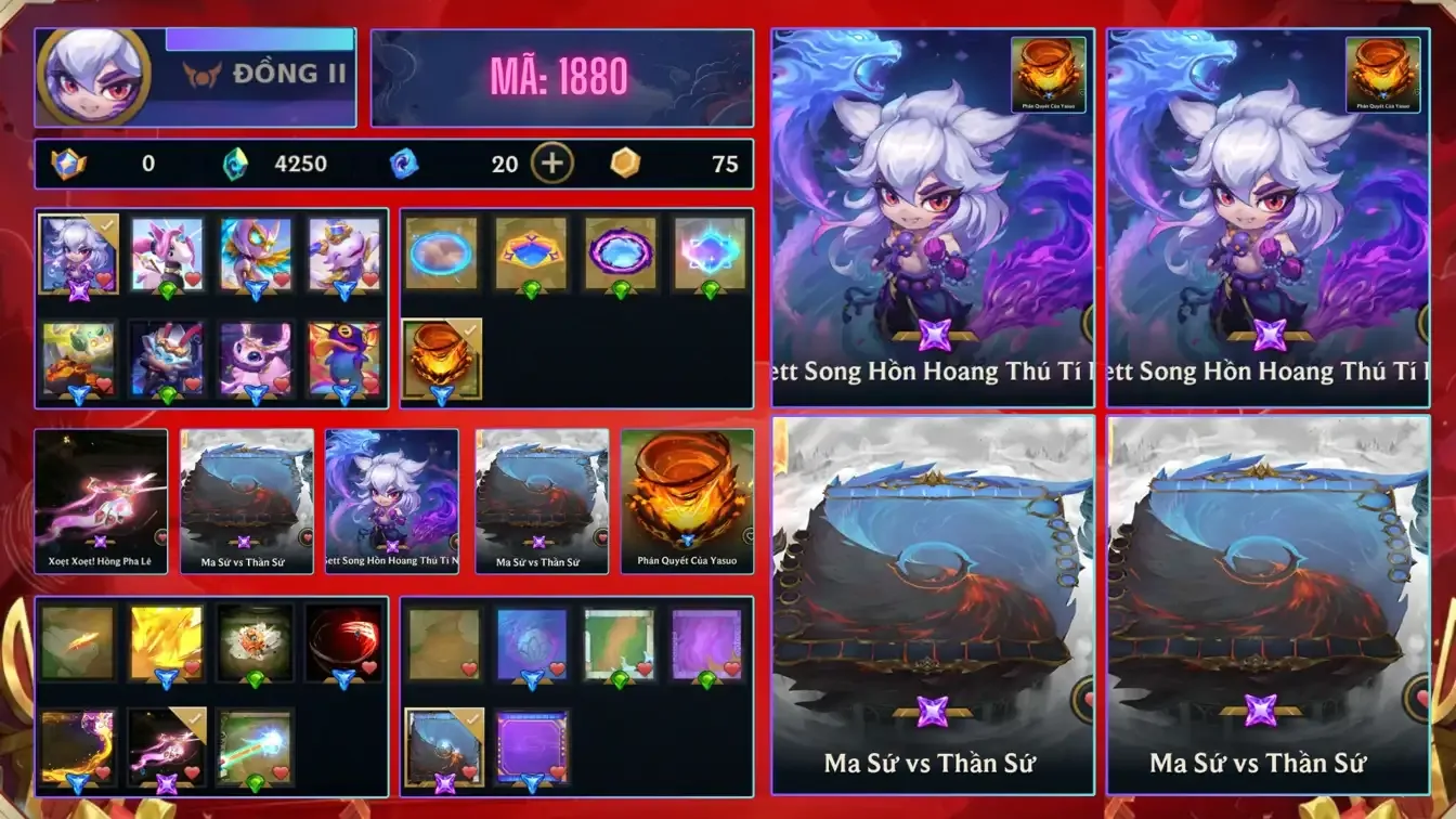 Acc ĐẤU TRƯỜNG CHÂN LÝ - TFT  số 9862