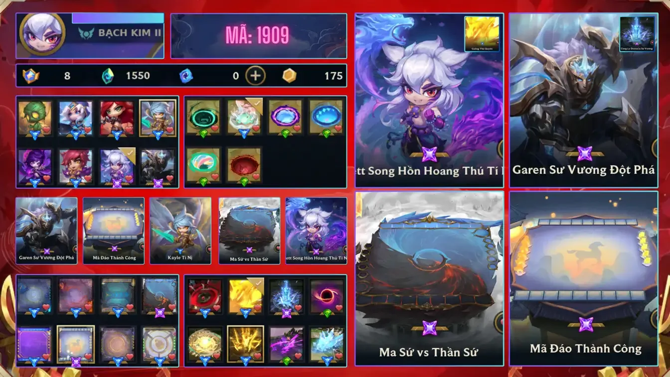 Acc ĐẤU TRƯỜNG CHÂN LÝ - TFT  số 9877